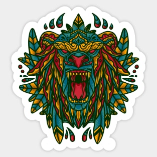 Mystical lion Sticker